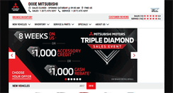 Desktop Screenshot of dixie-mitsubishi.ca